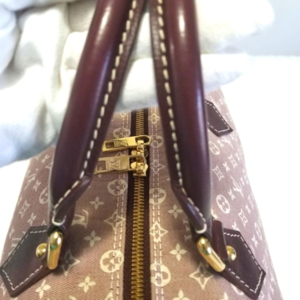 Louis Vuitton Burgundy Idylle Speedy Bandolier 30 Monogram Bag - Picture 10 of 15